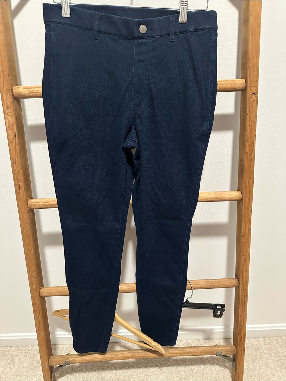 Women’s Navy Stretch Pants - Classic Straight Fit